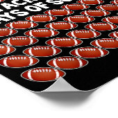 I Tackled 67 Days Of School Football 67 Boys Girls Poster (Hoek)