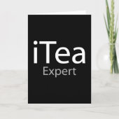 i Tea Expert (IT Expert) Feestdagen Kaart (Voorkant)