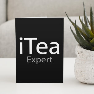 i Tea Expert (IT Expert) Feestdagen Kaart