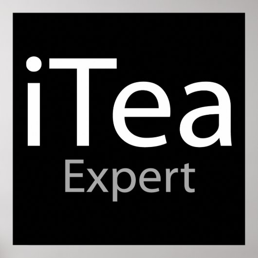 i Tea Expert (IT Expert) Poster (Voorkant)