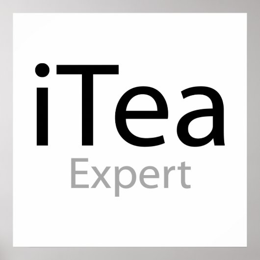 i Tea Expert Poster (Voorkant)