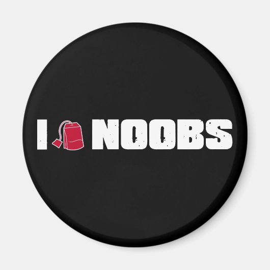 I (teabag) noobs magneet (Voorkant)