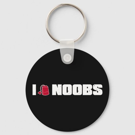 I (teabag) noobs sleutelhanger (Voorkant)
