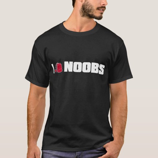 I (teabag) noobs t-shirt (Voorkant)