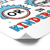 I Teach A Thing Or Two In Kindergarten Back To Sch Poster (Hoek)