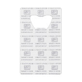 I Teach APUSH (AP US History) Creditkaart Flessenopener (Voorkant)