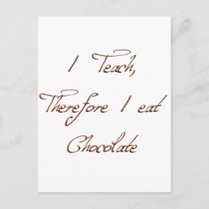 I TEACH BRIEFKAART