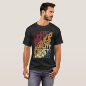 I Teach Love Bravery Equality Sterke Kindness T-shirt (Voorkant volledig)