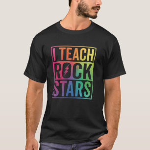 I Teach Rockstars Funny Music Teacher Back to Scho T-shirt