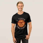 I Teach Smart Cookies Tri-Blend Shirt (Voorkant volledig)