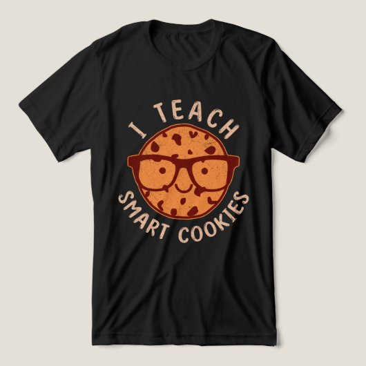 I Teach Smart Cookies Tri-Blend Shirt (Design voorkant)