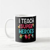 I Teach Super Heroes Koffiemok (Links)