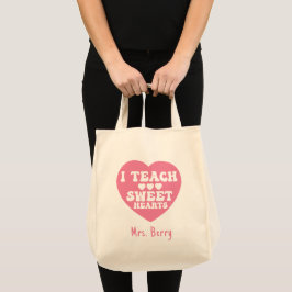 I Teach Sweet Hearts Valentijnsdag Tote Bag