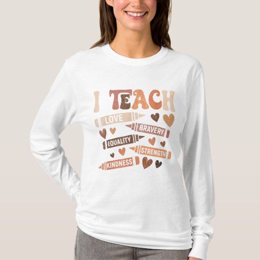 I Teach T-shirt (Voorkant)