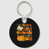 I Teach The Coolest Pumpkins In The Patch Teacher  Sleutelhanger (Voorkant)