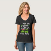 I Teach The Cutest C In Patch St Patricks Day Teac T-shirt (Voorkant volledig)