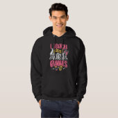 I Teach The Cutest Little Bunnies Funny Teacher Ea Hoodie (Voorkant volledig)