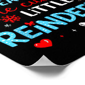 I Teach The Cutest Little Reindeers Teacher Christ Poster (Hoek)