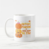 I Teach The Cutest Pumpkins Funny Halloween Teache Koffiemok (Links)