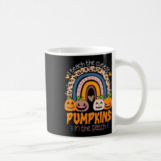I Teach The Cutest Pumpkins In The Patch Retro Tea Koffiemok (Rechts)
