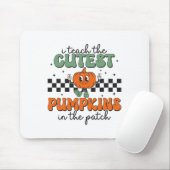 I Teach The Cutest Pumpkins In The Patch Retro Tea Muismat (Met muis)