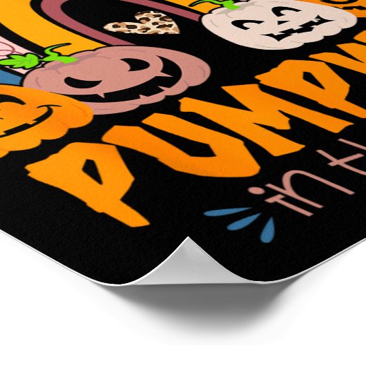 I Teach The Cutest Pumpkins In The Patch Retro Tea Poster (Hoek)