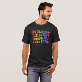I Teach The Cutest Pumpkins In The Patch Teacher H T-shirt (Voorkant volledig)
