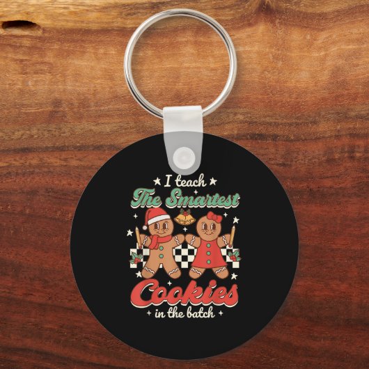 I Teach The Smartest Cookies In The Batch Teacher Sleutelhanger (Voorkant)