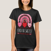 I Teach The Sweetest 3rd Grade Hearts Teachers Val T-shirt (Voorkant)