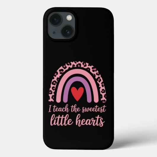 I Teach The Sweetest Hearts Rainbow Teacher Case-Mate iPhone Case (Achterkant)