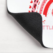 I Teach The Sweetest Hearts Rainbow Teacher Valent Muismat (Hoek)