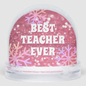 I Teach Therefore I Sparkle Best Teacher Ever Sneeuwbol (Achterkant)