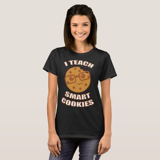I Teaching Smart Biscuits  English Teacher T-shirt (Voorkant volledig)