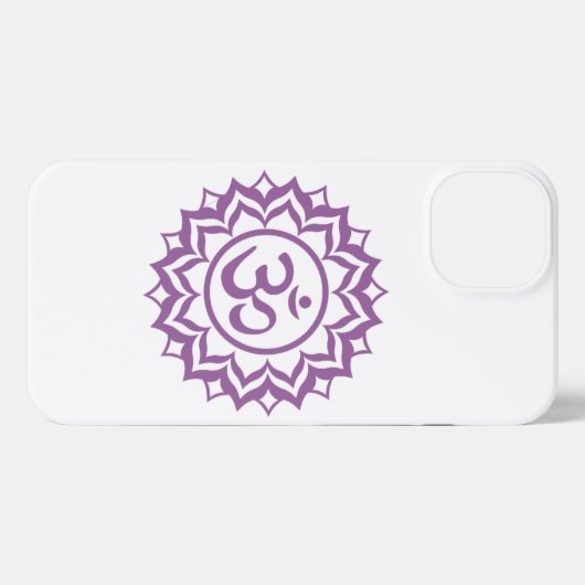 I Telefoon Case Violet Crown Chakra iPhone Hoesje (Achterkant horizontaal)