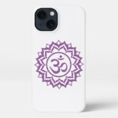 I Telefoon Case Violet Crown Chakra iPhone Hoesje (Achterkant)