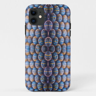 I Telefoonnummer met Futuristic Abstract Honeycomb Case-Mate iPhone Case