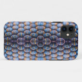 I Telefoonnummer met Futuristic Abstract Honeycomb Case-Mate iPhone Case (Achterkant (horizontaal))