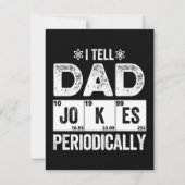 I Tell Dad Jokes Periodically Save The Date (Voorkant)