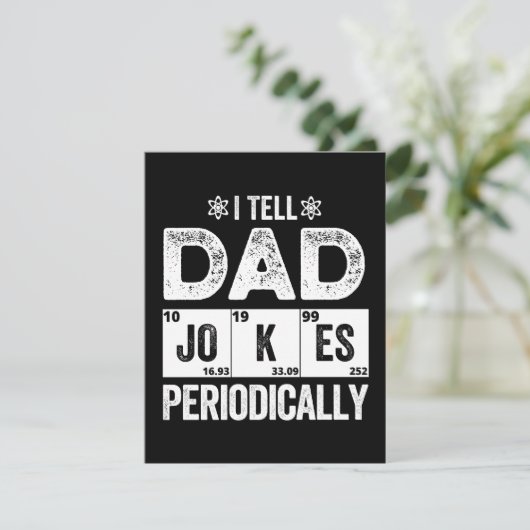I Tell Dad Jokes Periodically Save The Date (Staand voorkant)