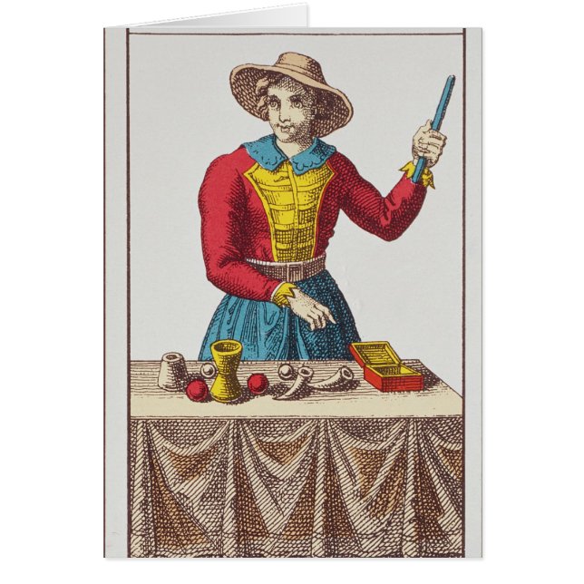 I The Magicia, zeven tarotkaarten (Voorkant)