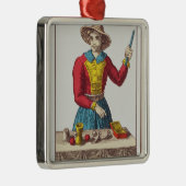 I The Magicia, zeven tarotkaarten Metalen Ornament (Rechts)