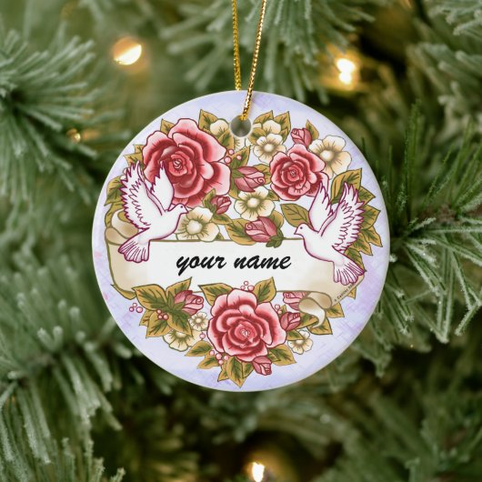 I Thee Wed aangepaste bruiloft ornament (Boom)