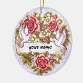 I Thee Wed aangepaste bruiloft ornament (Links)