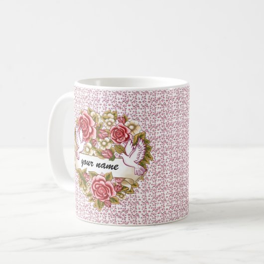 I Thee Wed bruiloft mok (Voorkant links)