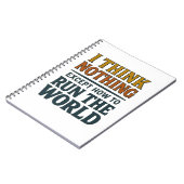 I think Nothing - Rule the world Notitieboek (Linkerzijde)