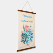 I Thrive Where Most Dont Survive Hangend Wandkleed (Gebogen)