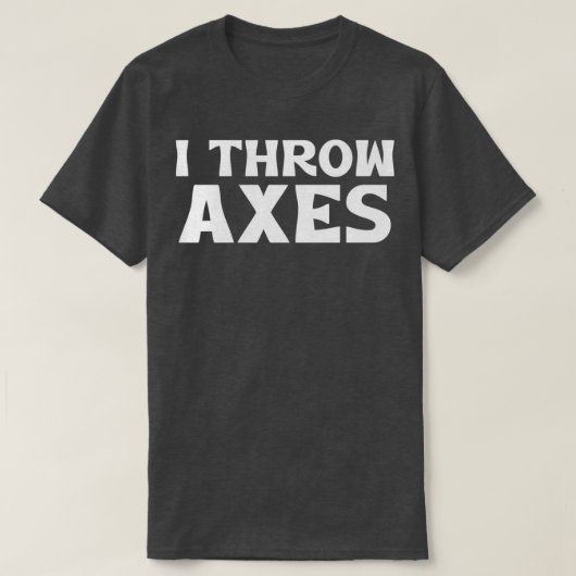I Throw As 6 T-shirt (Design voorkant)