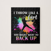 I Throw Like A Girl Legpuzzel (Verticaal)