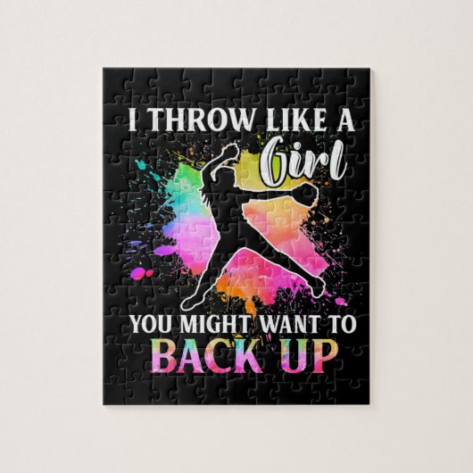 I Throw Like A Girl Legpuzzel (Verticaal)