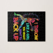 I Throw Like A Girl Legpuzzel (Horizontaal)